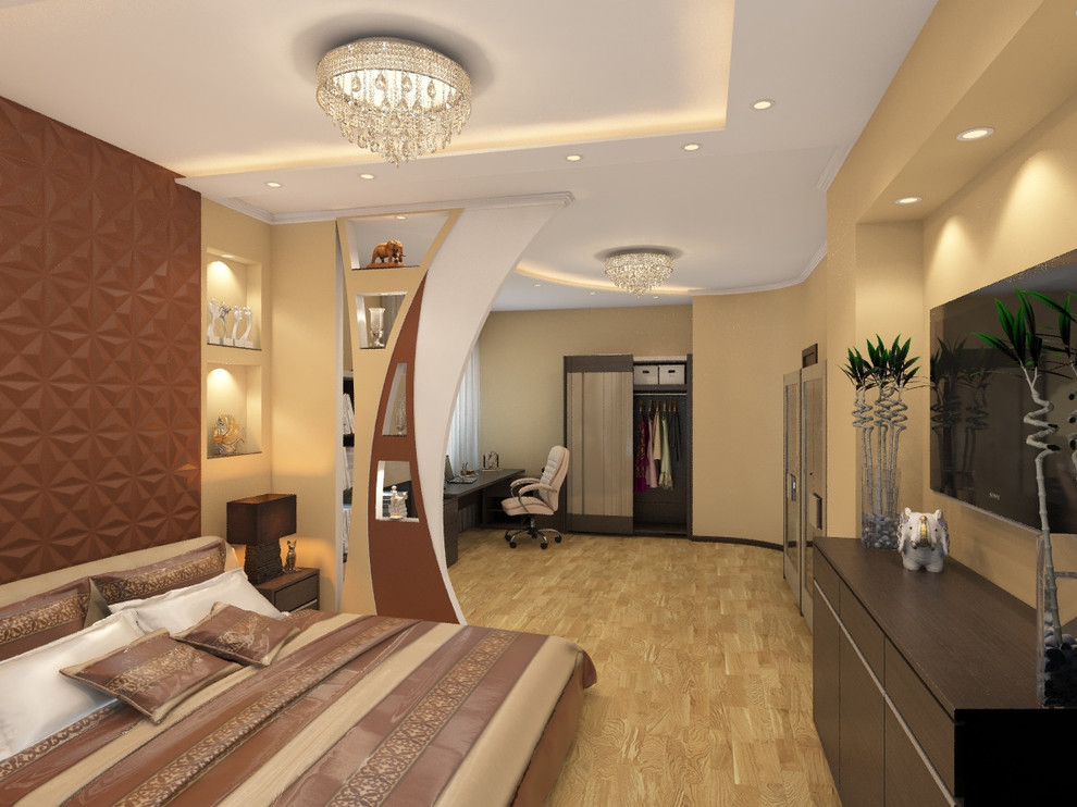 3D визуализация | Квартира в тёплых тонах