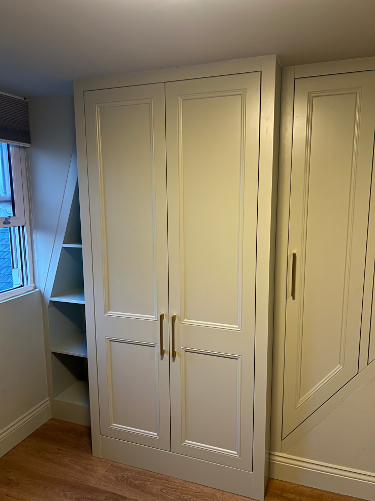 Alcove Chimney Sides Units and Loft Slopped Built In Unit