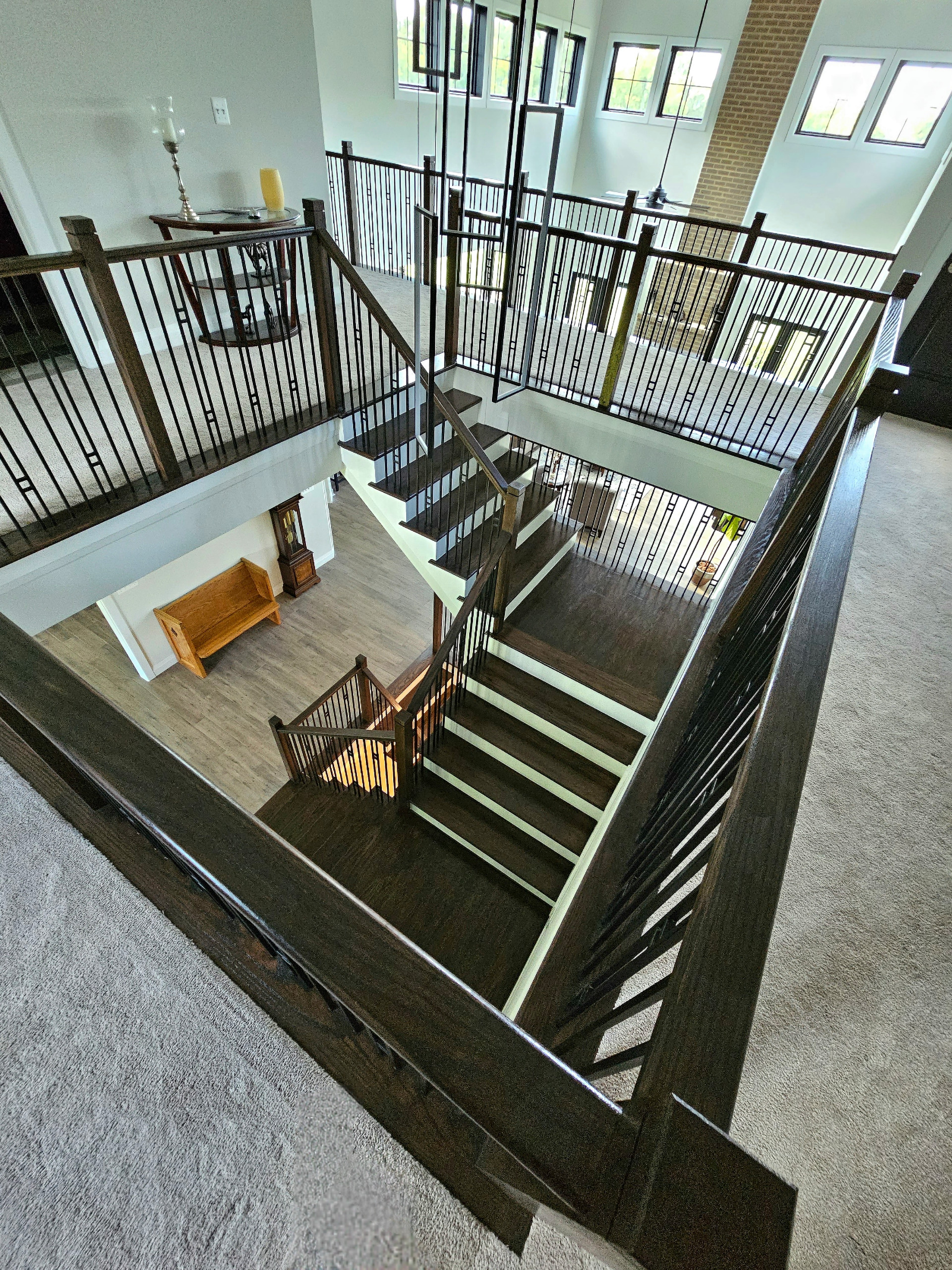 109_Impressive Floating Staircase in Countryside Retreat, Upper Marlboro, MD