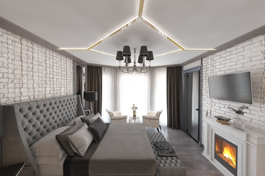 327 Дизайн проект частного дома в стиле Loft