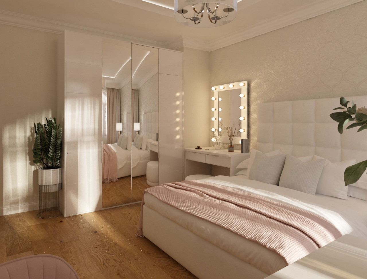 Работа над комнатой для молодой девушки