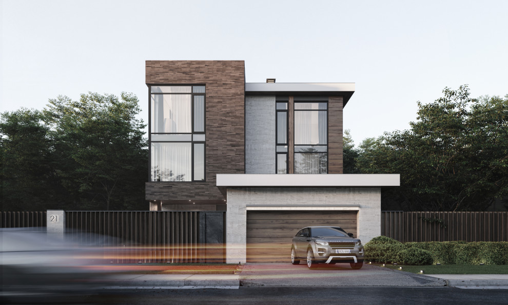 современный жилой дом с лифтом