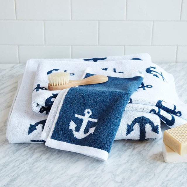 Anchor Jacquard Towel