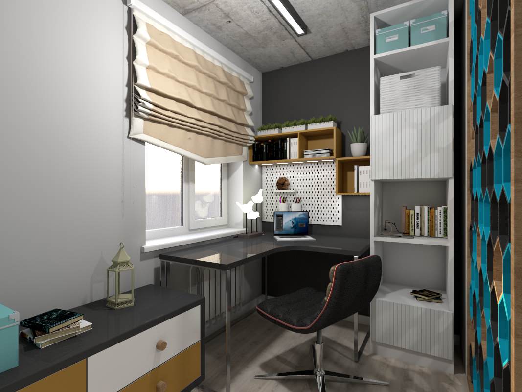 Дизайн проект 3-х комнатной квартиры "Пифагор"