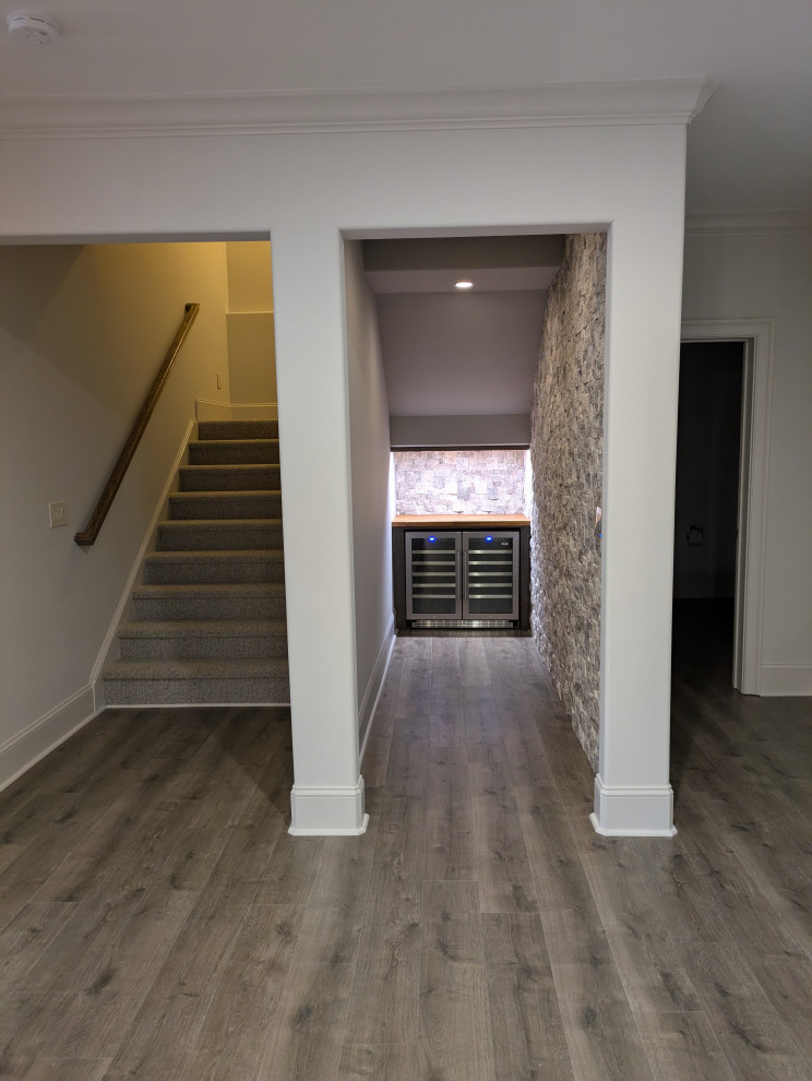Upscale Full  Basement Design, Renovation, & Decor