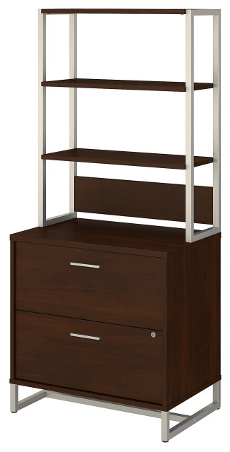 Method 2 Drawer Lateral File Cabinet With Hutch Contemporary