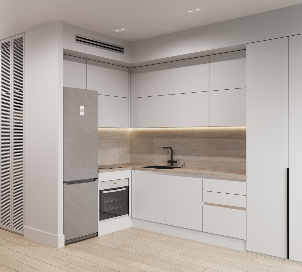 Проект квартиры-студии 28кв.м., г.Москва, ЖК Медовая Долина