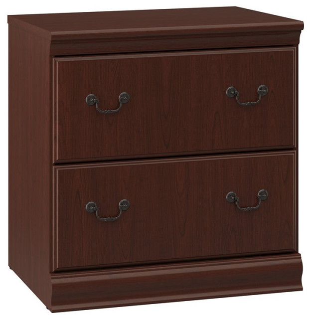 Bush Birmingham Executive 2-Drawer Lateral Wood File Cabinet in Harvest Cherry