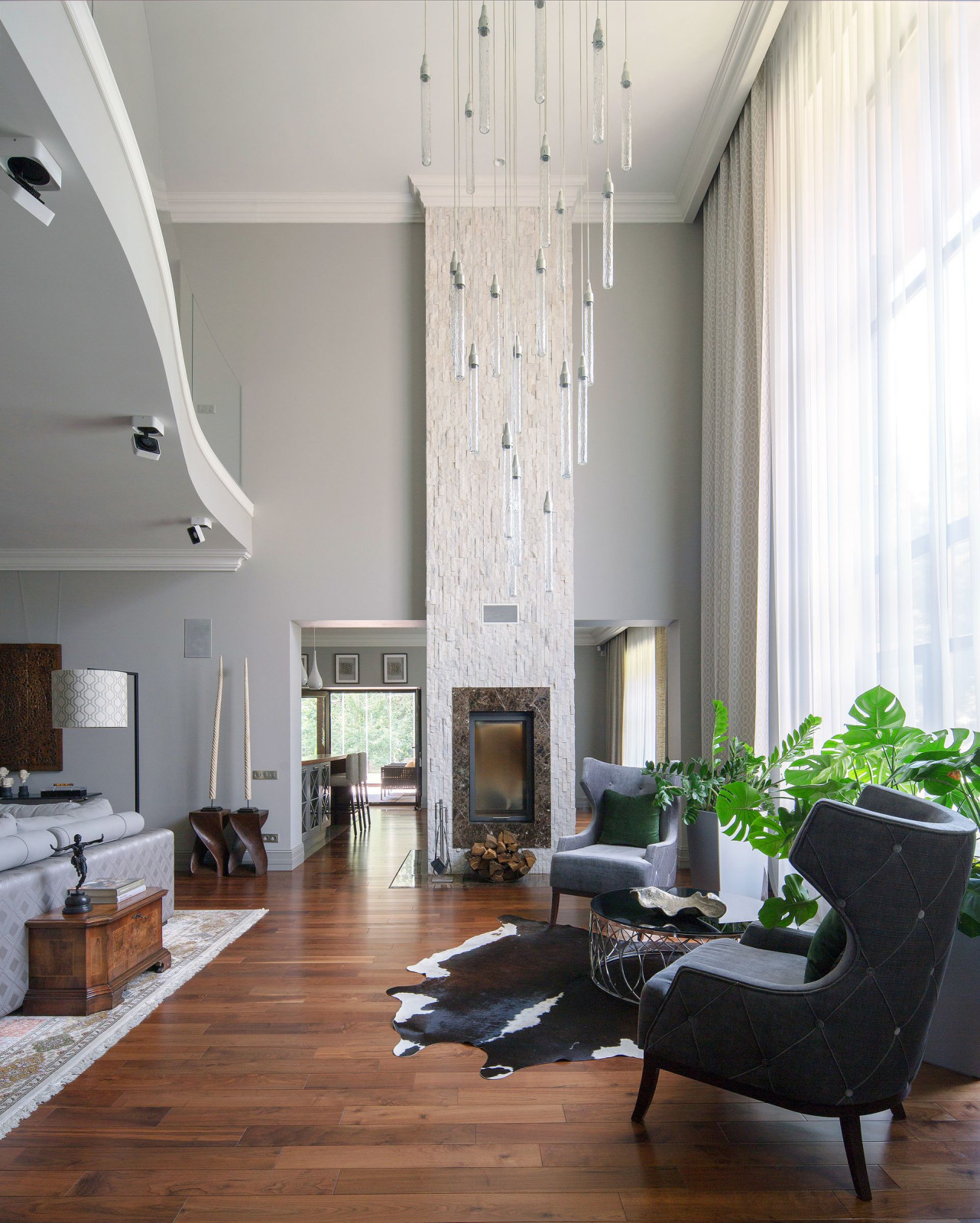 частный дом, гостиная