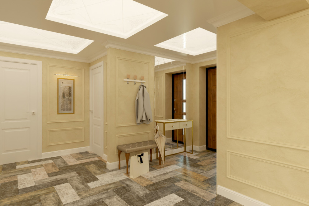 Единое пространство частного дома в стиле Ар-деко