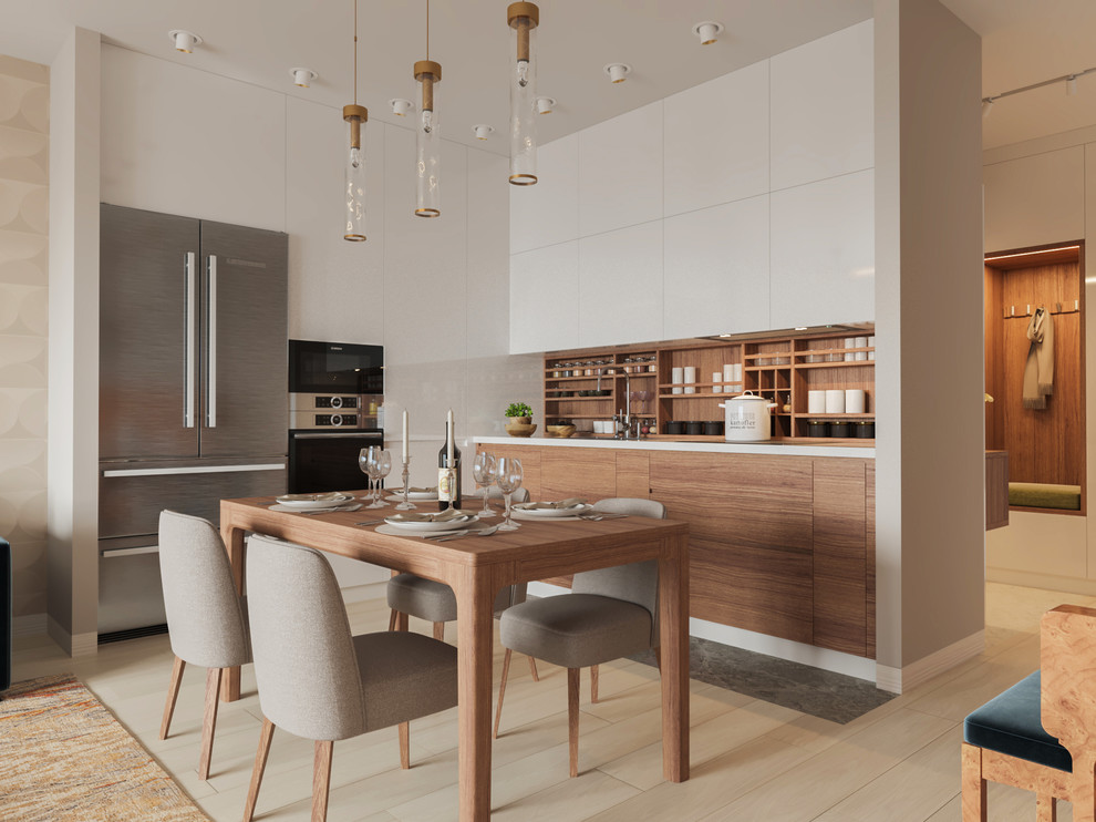 Квартира в теплых тонах