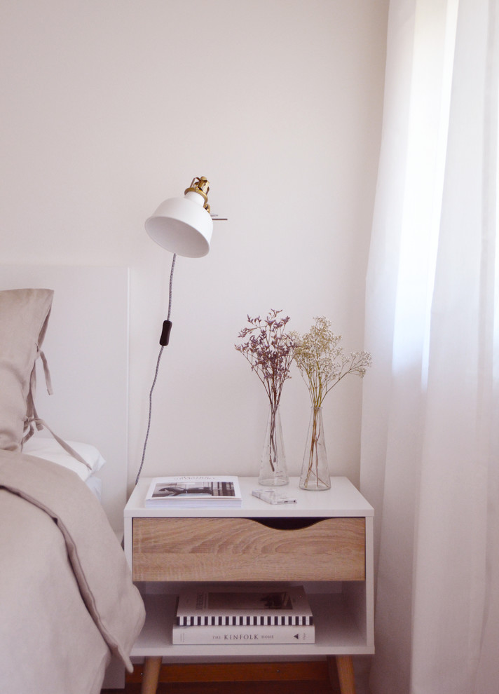Inspiration for a scandinavian bedroom in Malmo.