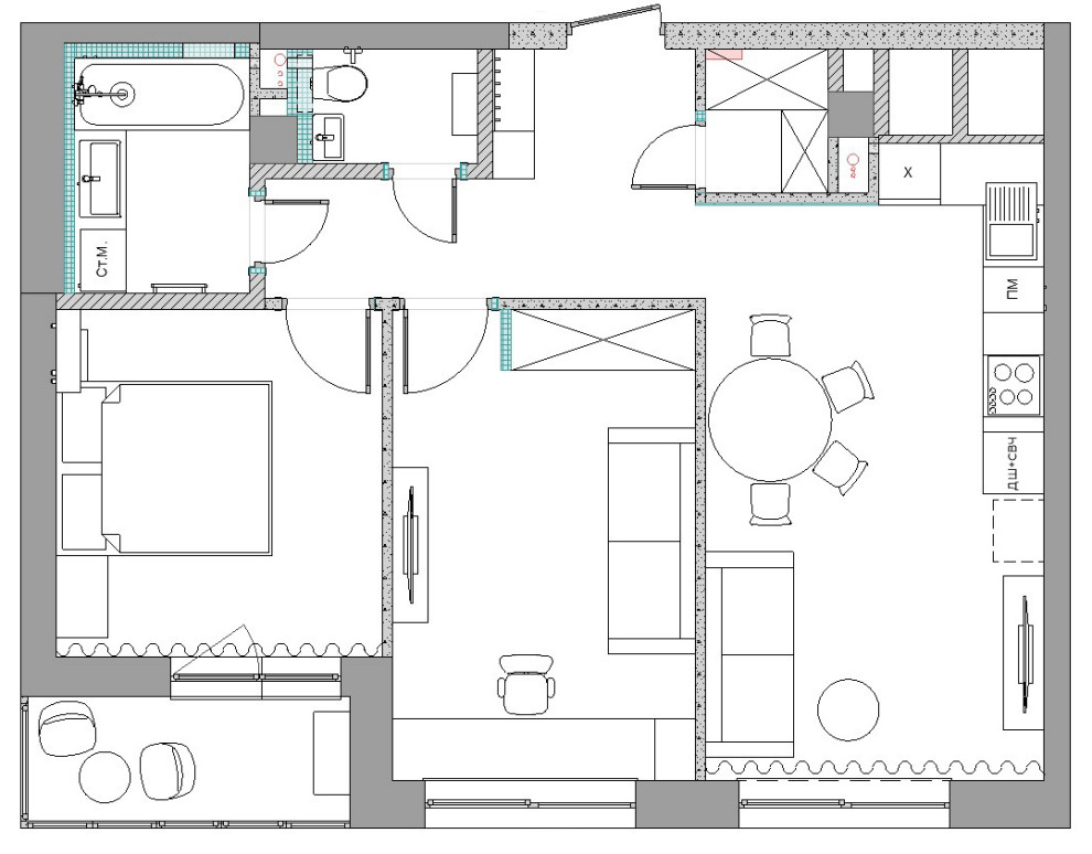 г. Пермь, ЖК Счастье, 63 кв.м
