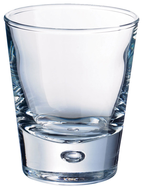 2oz Bubble Shots Shot Glasses, Set of 6 Contemporary Shot Glasses