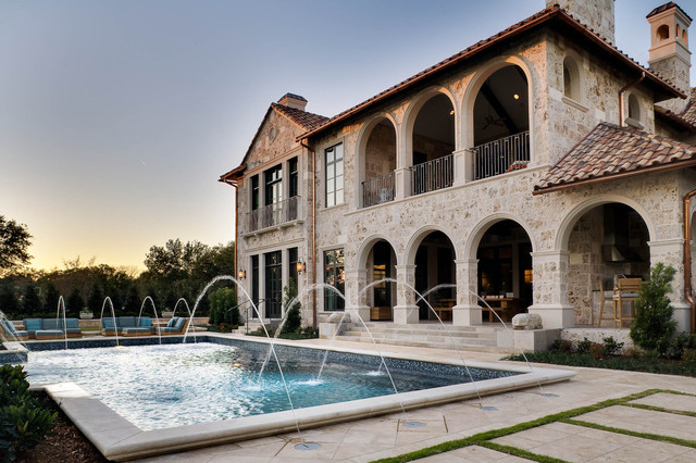 Exteriors medelhavsstil-fasad