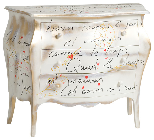 Renoir Curved Chest Of Drawers Country Chests Of Drawers By