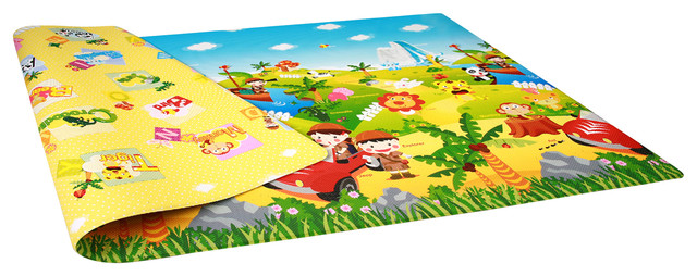 Dwinguler Kid S Playmat Safari Contemporary Baby Gyms And