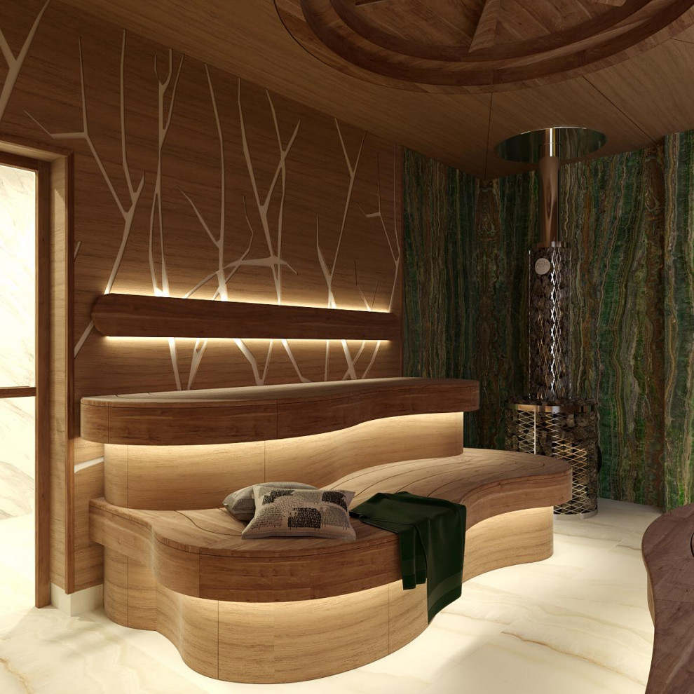 Дизайн-проект сауны "Сказочный лес"
