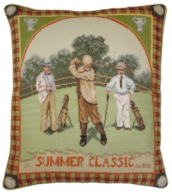 golf throw pillows