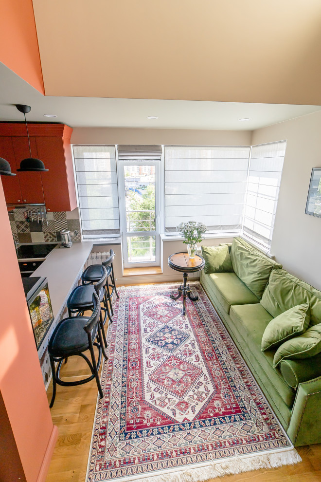 Двухяърусная квартира. Москва.