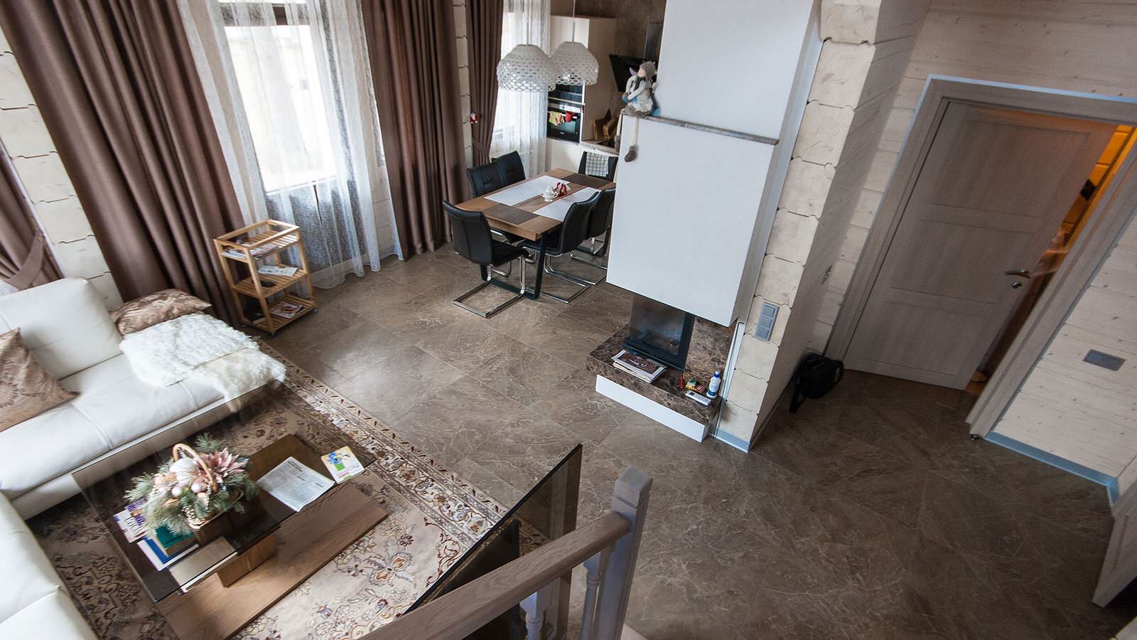 интерьер загородного дома в "Лемболово парк".