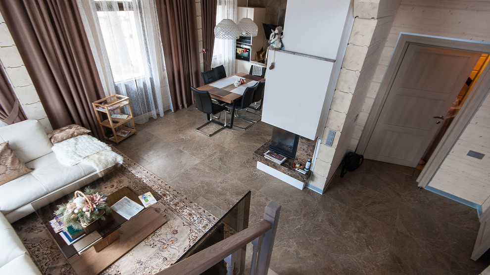 интерьер загородного дома в "Лемболово парк".