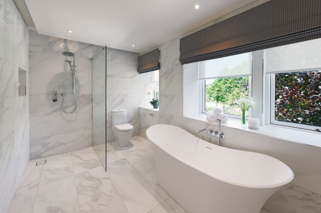 Private Project trendy-badevaerelse