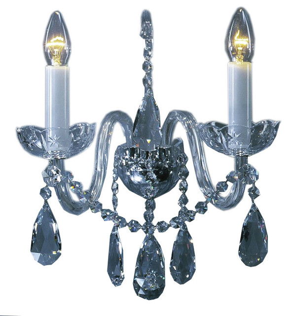 Bohemian Crystal Sconce (Premium Crystal) - Victorian - Wall Sconces - by Inviting Home Inc