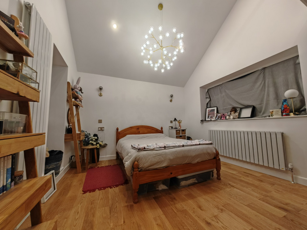 New Master bedroom with double height ceiling