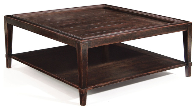 Transitional Coffee Tables bernhardt furniture vintage patina square cocktail table Transitional Coffee Tables bernhardt furniture vintage patina square cocktail table