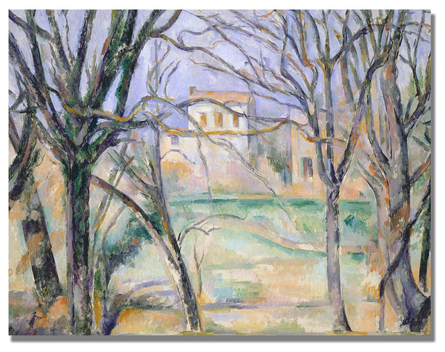 Le moulin sur la Couleuvre à Pontoise by Paul Cezanne Giclee Repro on Canvas