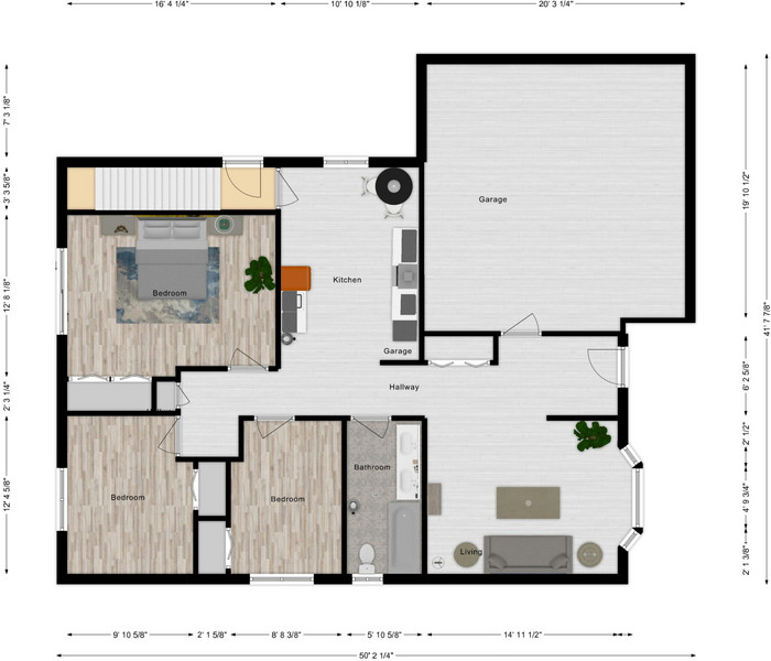Layout interior design dilemma