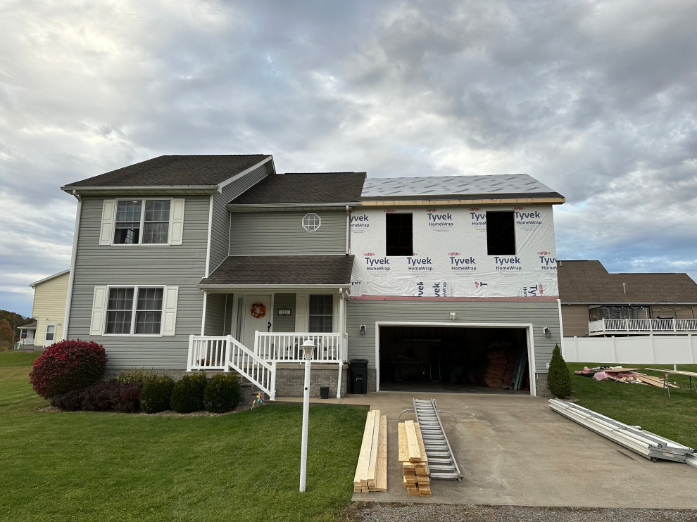 Room addition above a garage