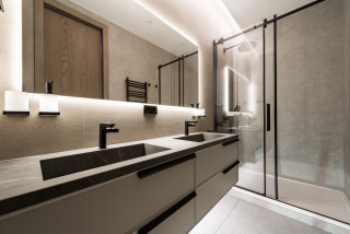 Дизайн угловой ванной: 110 фото примеров современных идей и основы проектирования интерьера