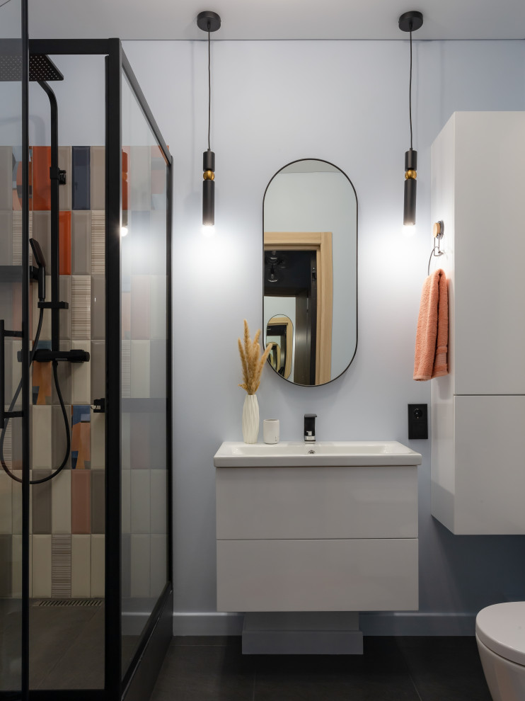 Малые м2 - не помеха комфорта. Смелый и яркий интерьер для молодой семьи