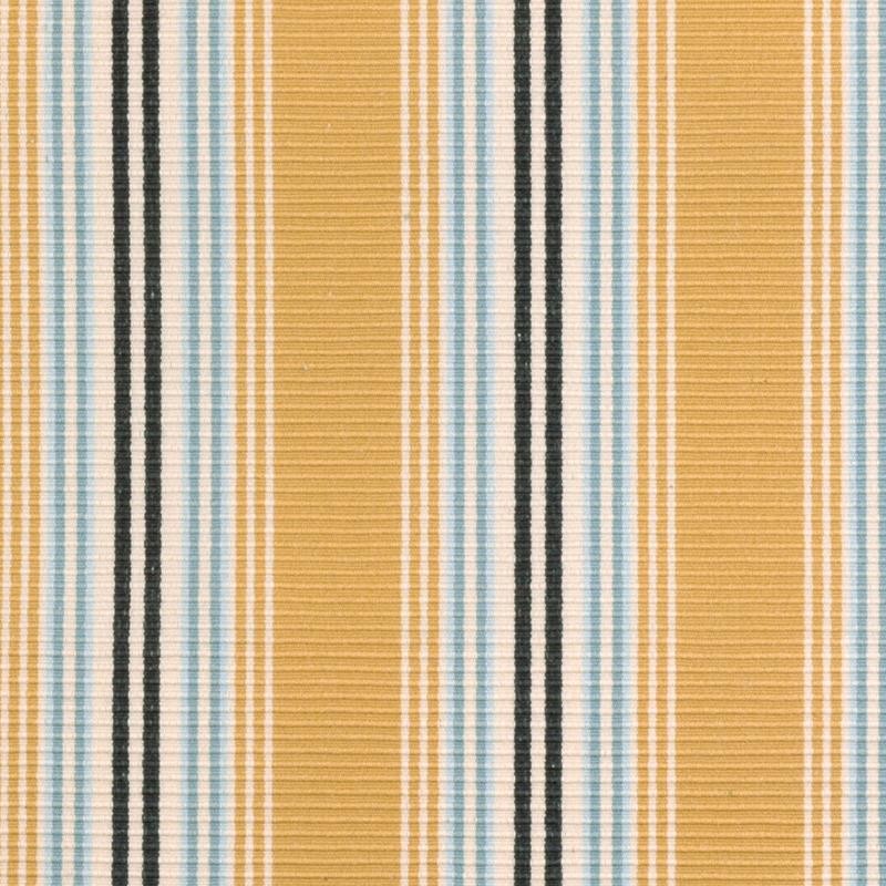 Stripe - Blue/Gold Upholstery Fabric