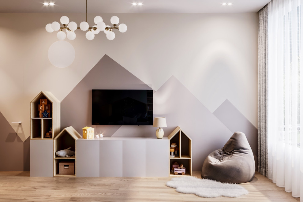 Дизайн-проект детской спальни в г. Москва