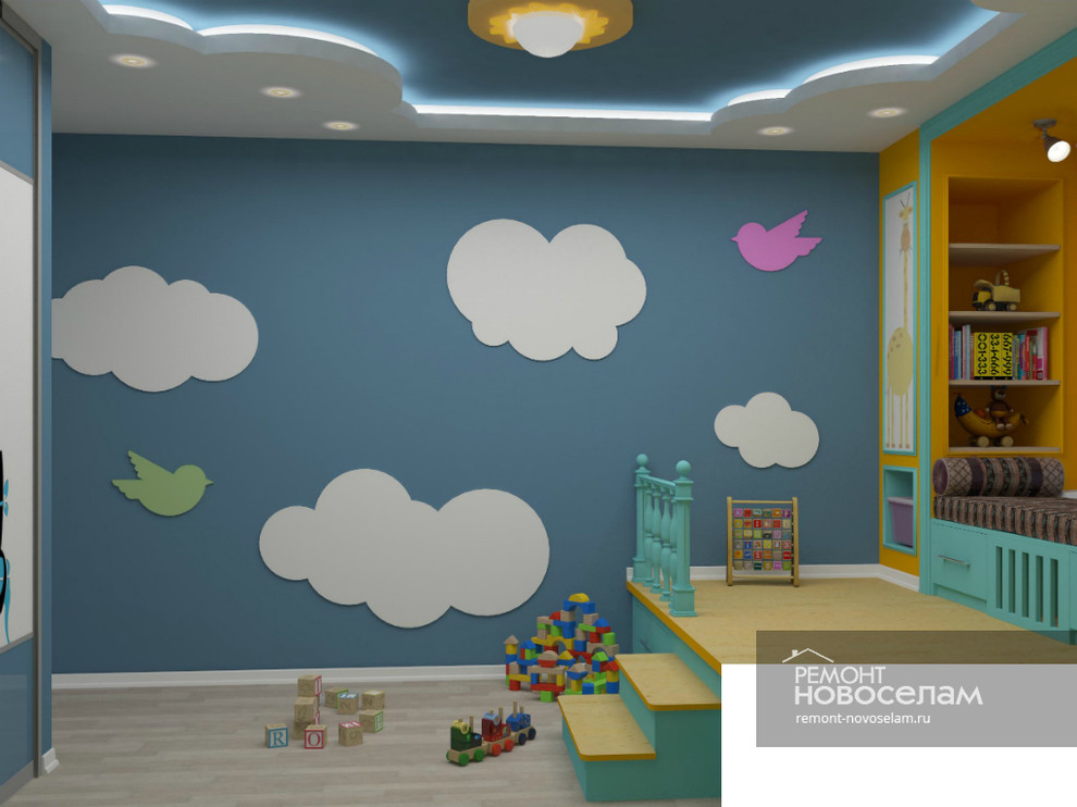 Дизайн проект детской комнаты / Вариант 3