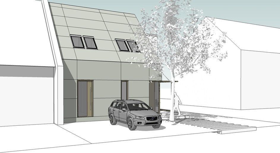 Neubau Doppelhaushälfte K