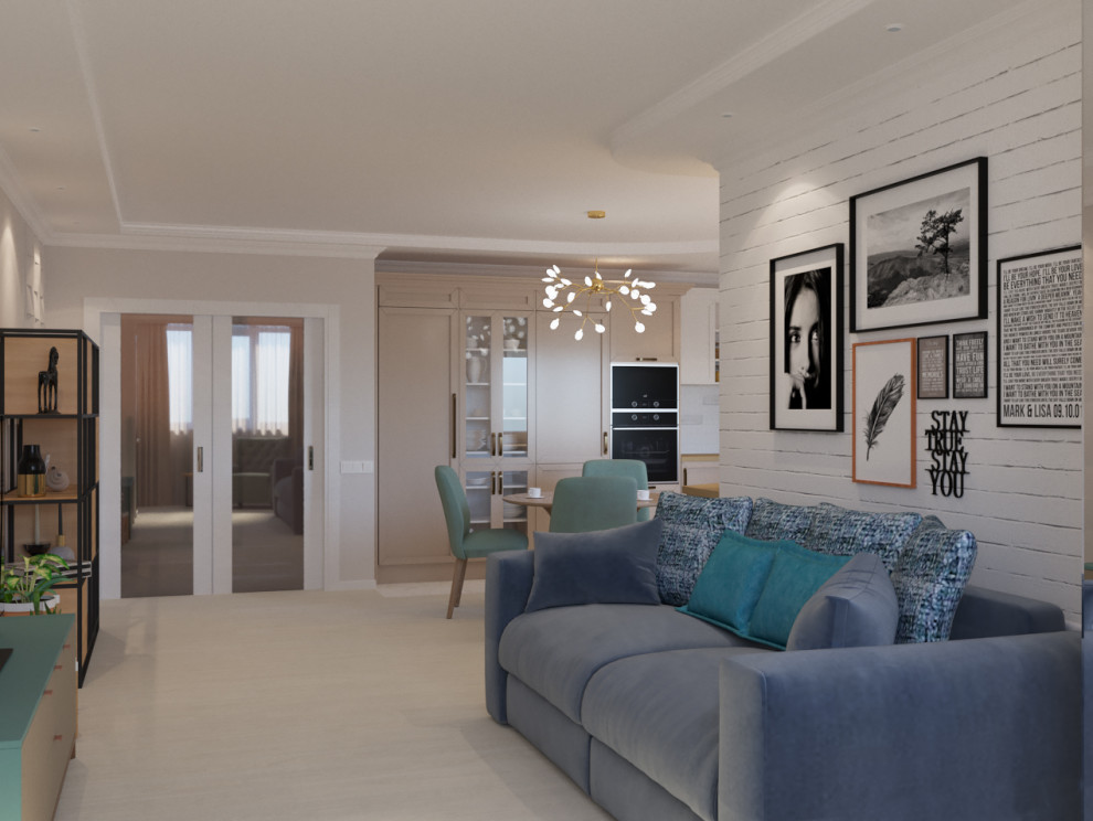 Гостиная-кухня