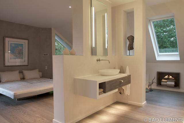 BAD und Schlafzimmer vereint BAD und Schlafzimmer vereint