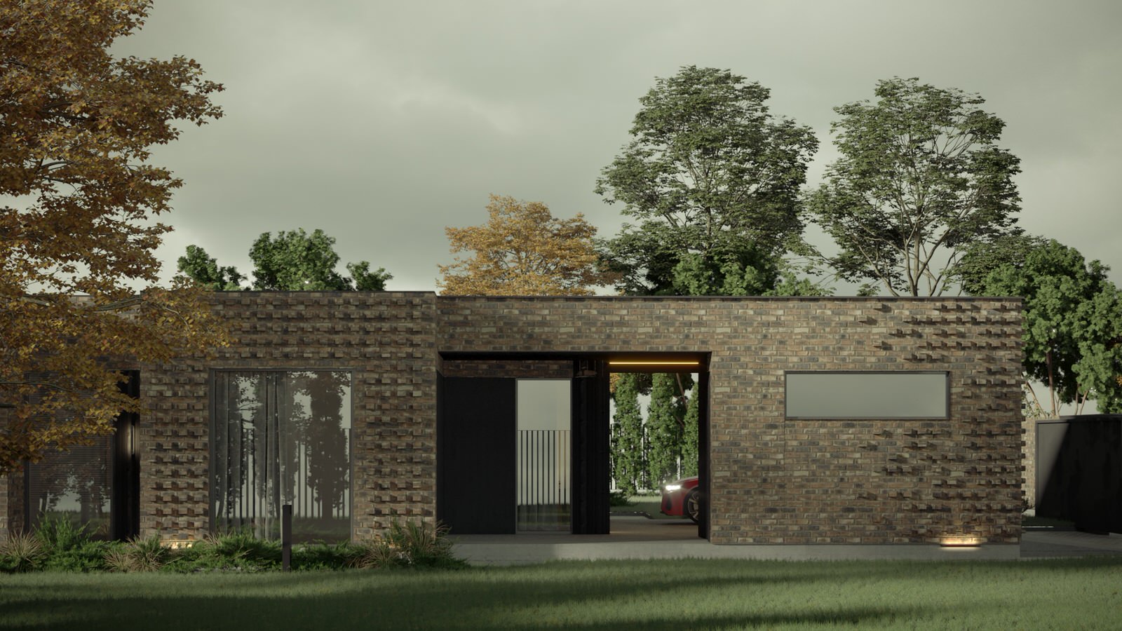 Экстерьер, Архитектура частного дома 240 м2.