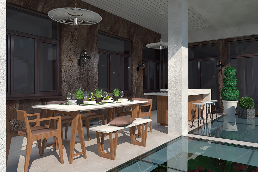 Дизайн террас загородного дома, г. Ялта