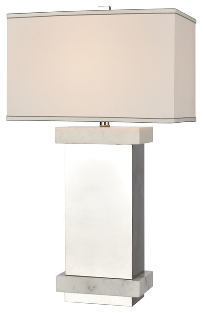 tall white table lamp