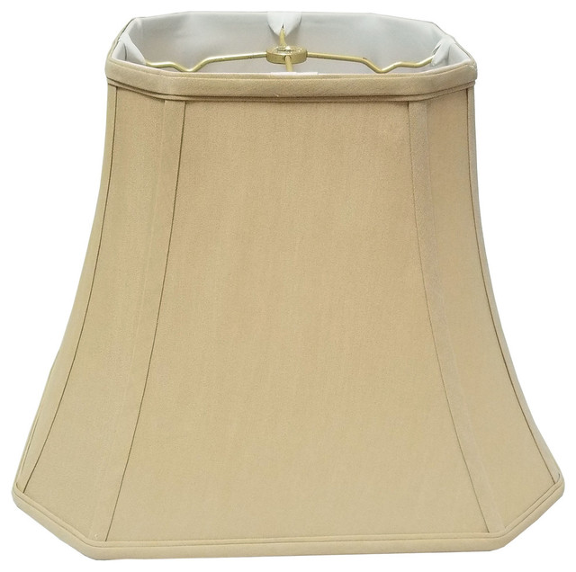 Royal Designs Lamp Shade Rectangle Bell Cut Corner Designer Shade Sizes Colors 