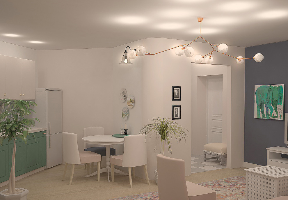 Квартира с интересной планировкой.