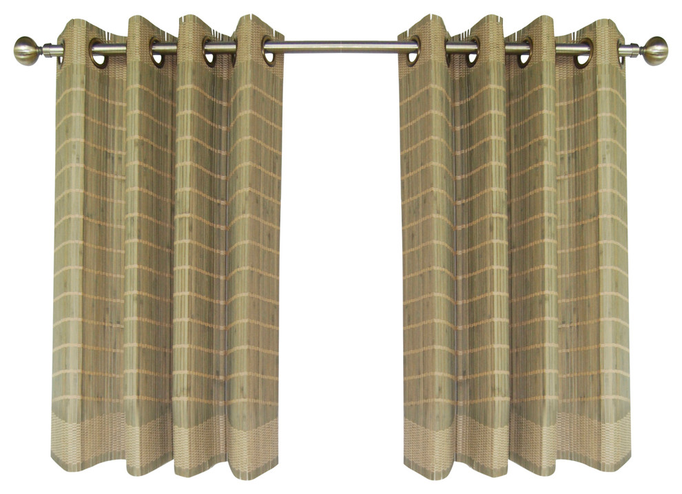 Bamboo Grommet Panel, Driftwood