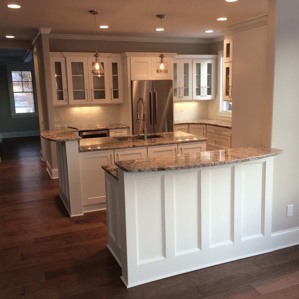 Inspiration for a transitional kitchen remodel in Indianapolis