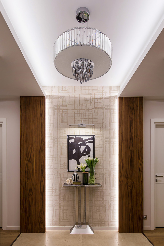 Design ideas for a contemporary hallway in Moscow.