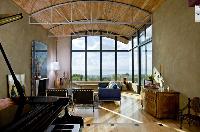 Norfolk House modern-living-room